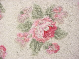 Rose blossom rug
