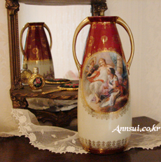 Hand painted urn