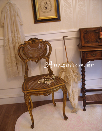 french gold chair
