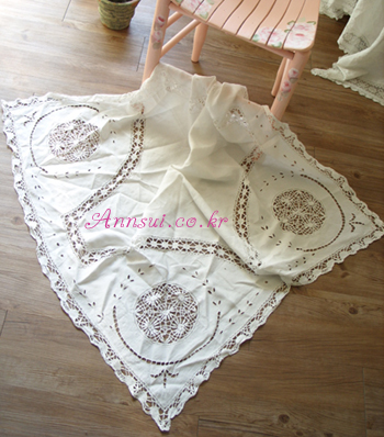 large needlelace tablecloth