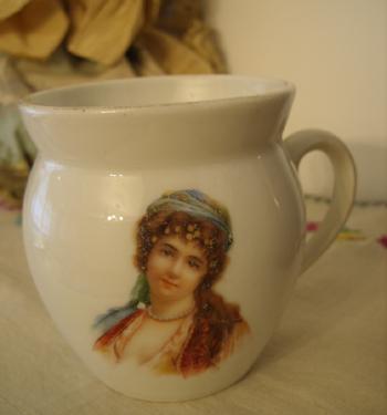 antique mug cup